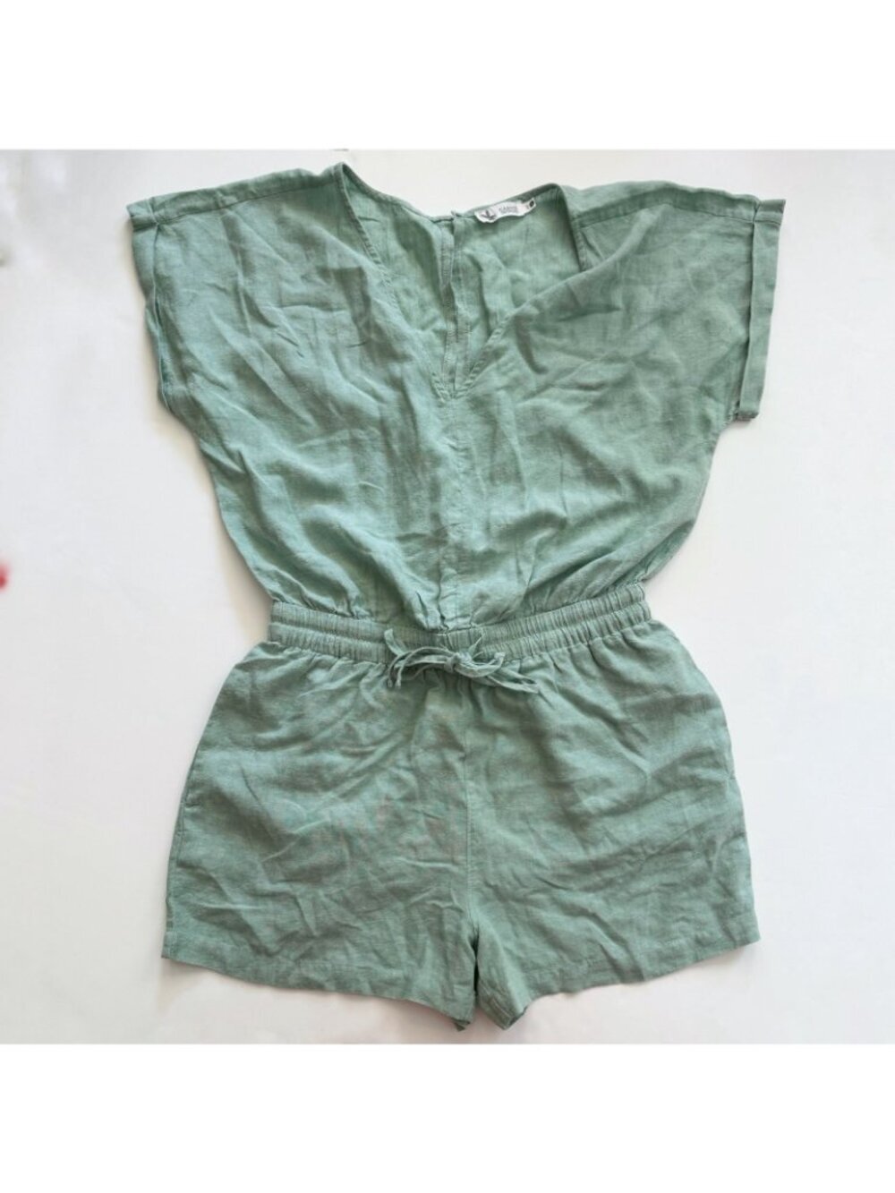 NWOT Carve Designs Women's SOPHIE LINEN ROMPER size S Small - Picture 4 of 11